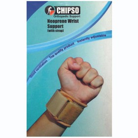تصویر مچ بند نئوپرن چیپسو مدل WA075 ا Neoprene Wrist Support (With Strap) Neoprene Wrist Support (With Strap)