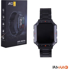 تصویر ساعت هوشمند آکو AKO مدل METAL AKO smart watch model METAL