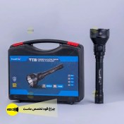 تصویر چراغ قوه شکاری با 1000 متر برد trust fire t70 