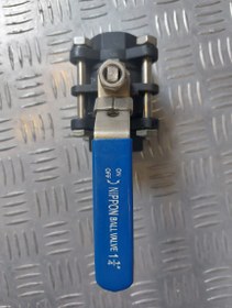 تصویر شیرگازی "3 اینچ فولادی سه تیکه رزوه ای 3PC 1000WOG ریختگی BALL VALVE 3" WCB 3PC 1000WOG NPT