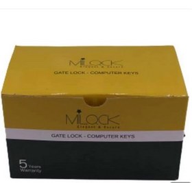 تصویر قفل حیاطی میلاک حیاطی کلیدکامپیوتری میلاک