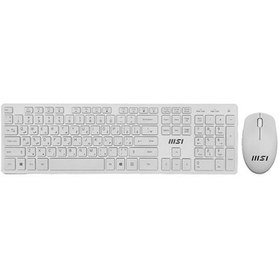 تصویر کیبورد و موس بی سیم ام اس آی مدل RF1430 MSI RF1430 Wireless Black Keyboard and Mouse