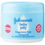 تصویر وازلین کودک مدل Jelly Blue حجم 100 میل جانسون Johnson Jelly Blue Baby Vaseline 100ml