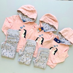 تصویر ست هودی و شلوار دخترانه لوپیلو 