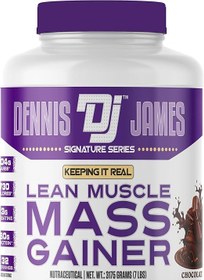 تصویر مس گینر 3.150 کیلوگرم دنیس جمز DJ LEAN MUSCLE MASS GAINER 7lb