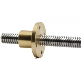 تصویر لید اسکرو ۵۰ سانتی T10 به همراه مهره / Lead Screw Tr10X8 with nut 500mm 