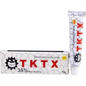 تصویر پماد بی حسی تاتو 55 درصد تیکاتیکس مشکی اورجینال TKTX 10 g 