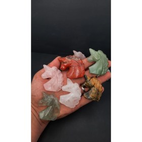 تصویر سنگ دکوری طرح اسب 