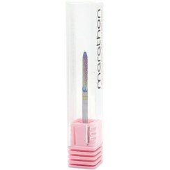 تصویر سر سوهان الماسه ماراتن | مدل میخی کروم | نوار زرد 