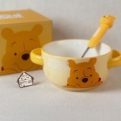 تصویر پیاله دو دسته دیزنی پو قاشق دار کد003273 