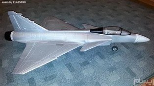 تصویر هواپیما جت کنترلی رادیو کنترل باتری 