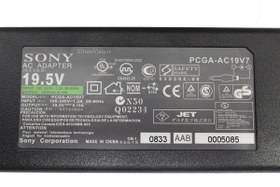 تصویر آداپتور لپ تاپ سونی 19.5V/6.15A مدل VGP-AC19V16 SONY NoteBook AC Adapter Model NO. VGP-AC19V16