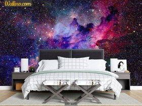 تصویر کاغذ دیواری کهکشانی اتاق خواب DA-4450 