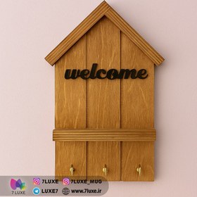 تصویر جاکلیدی دیواری کلبه welcome 