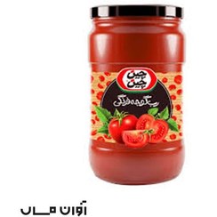 تصویر رب گوجه فرنگی چین چین شیشه ای 700 گرم در بسته بندی 12 عددی 