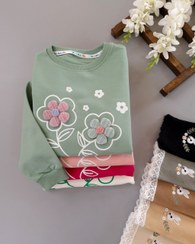 تصویر بلوز دورس دو گل برجسته 