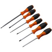 تصویر پیچ گوشتی ضربه خور اپکس مدل YP-6PCS مجموعه 6 عددی 