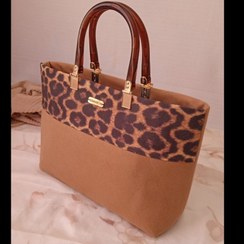 تصویر کیف پلنگی دستی زنانه 