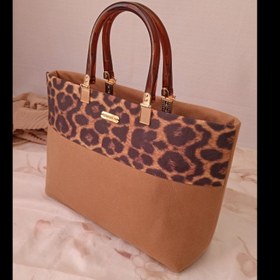 تصویر کیف پلنگی دستی زنانه 