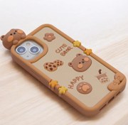 تصویر گارد cookie bear عروسکی اورجینال آیفون و اندروید - IPHONE 15 Cover cookie bear original iphone