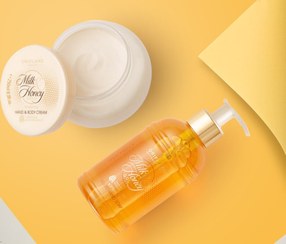 تصویر مایع دستشویی شیروعسل Milk and honey liquid hand soap