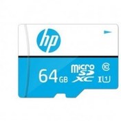 تصویر کارت حافظه microSD اچ پی مدل mx310 کلاس 10 استاندارد UHS-I U3 سرعت 100MBps ظرفیت 64 گیگابایت 