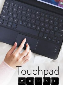 تصویر تبلت های صفحه کلید اجرایی Cooper Touchpad برای تبلت های 9 ، 10 ، 10.1 ، 10.5 اینچ | صفحه کلید بی سیم بلوتوث 2 در 1 با تاچ پد و چرم مصنوعی (بنفش) ا Cooper Touchpad Executive [Multi-Touch Mouse Keyboard] Case for 9, 9.7, 10, 10.1, 10.2, 10.5" Tablets | iPadOS, Android, Windows | Bluetooth, Leather 9 - 10.5 inch Black Cooper Touchpad Executive [Multi-Touch Mouse Keyboard] Case for 9, 9.7, 10, 10.1, 10.2, 10.5" Tablets | iPadOS, Android, Windows | Bluetooth, Leather 9 - 10.5 inch Black
