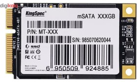 تصویر هارد SSD اینترنال mSATA کینگ اسپک مدل MT-XXX ظرفیت 256 گیگابایت ا KingSpec MT-XXX mSATA Internal SSD - 256GB KingSpec MT-XXX mSATA Internal SSD - 256GB