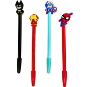 تصویر مداد بی نهایت طرح بتمن و مرد عنکبوتی 