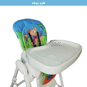 تصویر صندلی غذای کودک طرح پاندا دخترک زویه Zooye Baby dining chair code:ZH32x/2