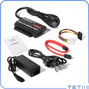 تصویر مبدل USB 3.0 به SATA/IDE کی نت مدل K-COU30IDE 