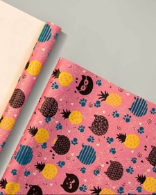 تصویر 3 برگ کاغذ کادو مخمل – 1049 