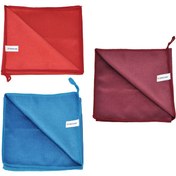 تصویر دستمال نظافت شیشه خودرو تام کلین مدل TC-dt40ss بسته سه عددی 