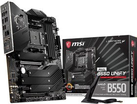 MSI B550-A PRO ProSeries Motherboard (AMD AM4, DDR4, PCIe 4.0, SATA 6Gb/s,  M.2, USB 3.2 Gen 2, HDMI/DP, ATX)