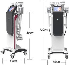 تصویر دستگاه لاغری آراف کویتیشن (بتا شش کاره) RF Cavitation machine 6 handpieces