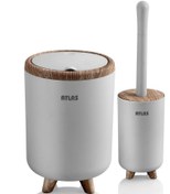 تصویر سطل و برس توالت اطلس 