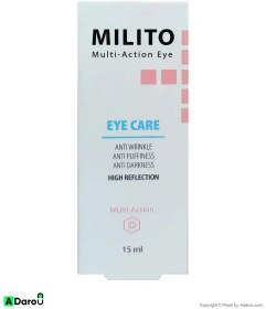 تصویر كرم دور چشم 15 میلی لیتر میلیتو Milito Eye Contour Cream