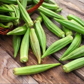 تصویر بذر بامیه مخملی 1 گرمی 