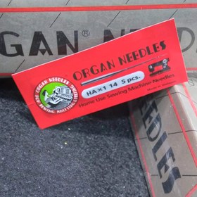تصویر سوزن چرخ خیاطی شماره ۱۴ HA بسته ۵ عددی 