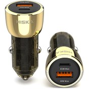 تصویر شارژر فندکی هیسکا مدل HCC-318 ظرفیت ۹۵ وات 