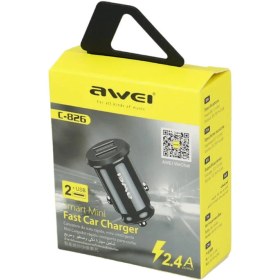 تصویر شارژر فندکی اوی مدل C-826 Awei C-826 2.4A Car Charger
