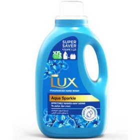 تصویر مایع دستشویی با رایحه گل نیلوفر آبی 1500 میلی لیتر لوکس Lux Aqua Sparkle Hand Wash 1500ml