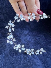 تصویر ریسه موی عروس کد R18 Bridal headband code R18