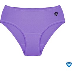 تصویر شورت زنانه ضدحساسیت مودال تاپیک بسته تک عددی بنفش مدل پانیذ 