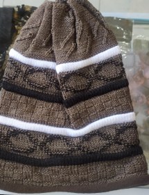 تصویر کلاه بافت رنگی 