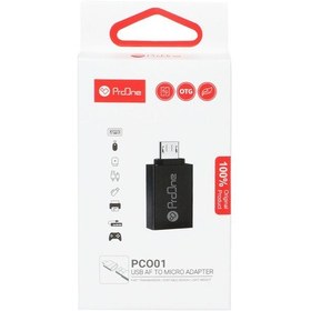 تصویر مبدل OTG microUSB پرووان مدل PCOo1 