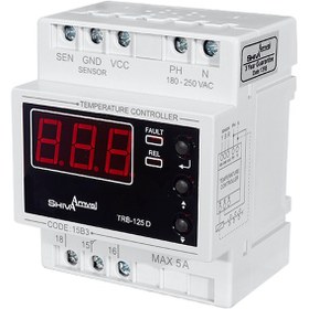 تصویر ترموستات ۱۲۵ .. ۵۰- درجه سانتیگراد شیوا امواج Shiva Amvaj Temperature Controller -50...12512