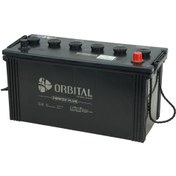تصویر باتری خودرو اوربیتال وان ۱۲۰ آمپر اسیدی قطب چپ 