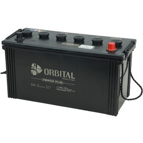 تصویر باتری خودرو اوربیتال وان ۱۲۰ آمپر اسیدی قطب چپ 