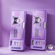 تصویر جامدادی دکمه ای آهنربایی طرح کرومی 